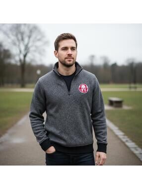 New Unisex '47 Quarter-Zip Pullover Sweater with Official Spartan Logo Sze Small